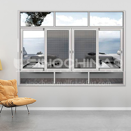 1.4mm sound insulation and heat insulation three-track sliding window with stainless steel gauze 1